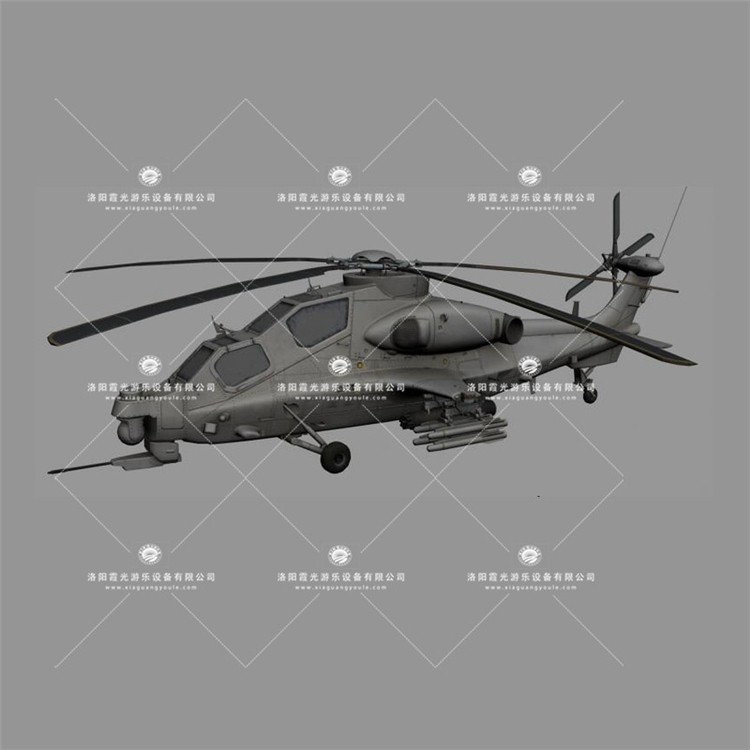 民勤武装直升机3D模型